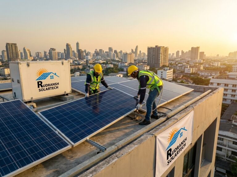 Top solar installers engineering a rooftop system in Lucknow