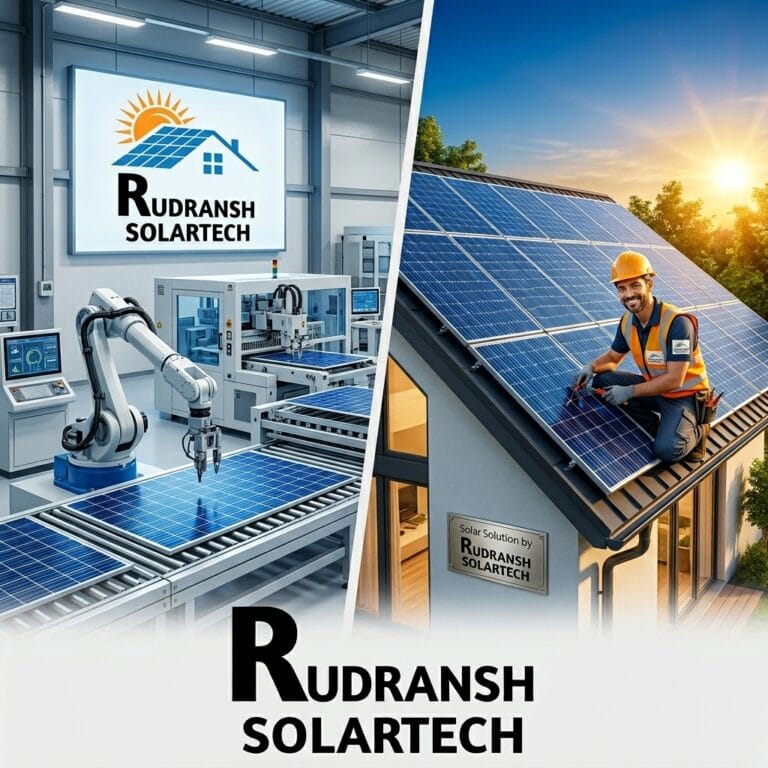 Waaree vs Loom Solar Panels in Lucknow compared to Rudransh Solartech installations