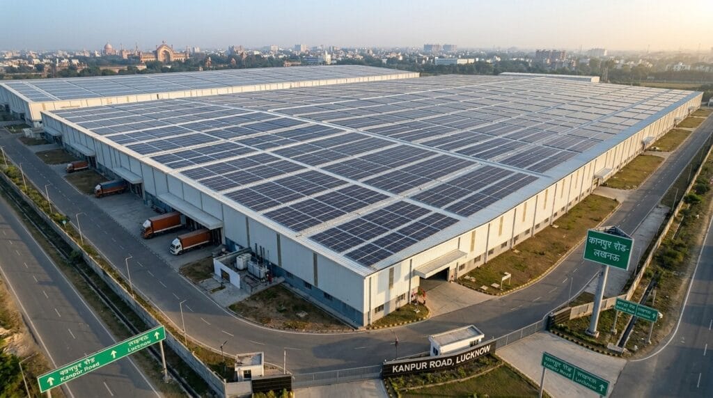 Solar System for Warehouses in Lucknow (2026): A Complete Guide for Logistics & Cold Storage Hubs